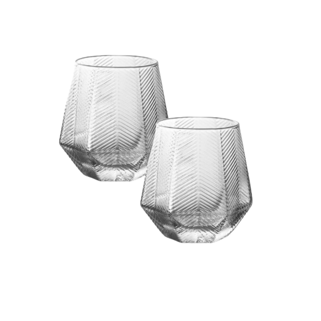 Triangle glas - set van 2