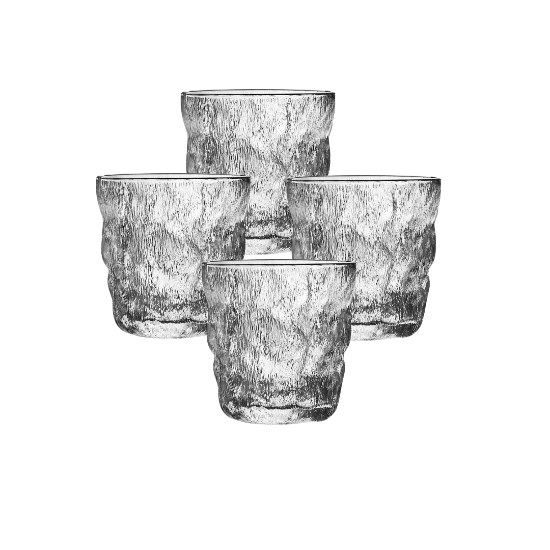 Mat organisch glas S - set van 4