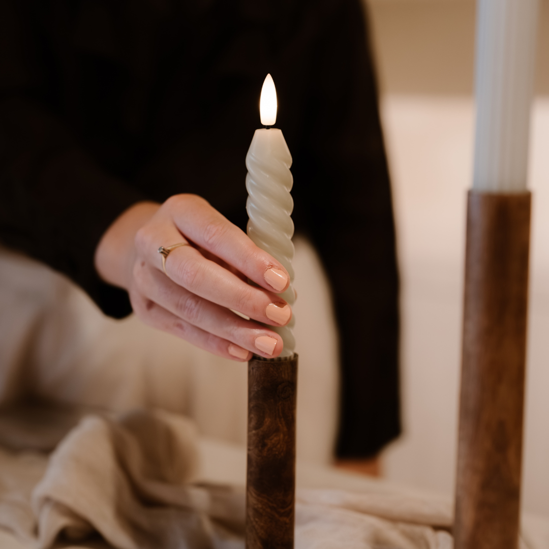 SET SWIRL DINERKAARSEN KORT BEIGE - AB