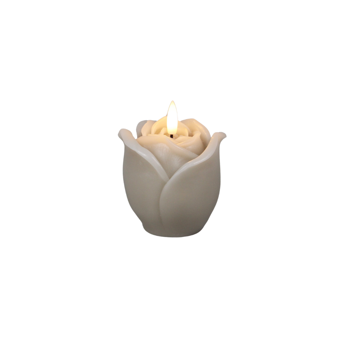 JUNOfiresledkaarsbeigeroosbloembeigestimer2