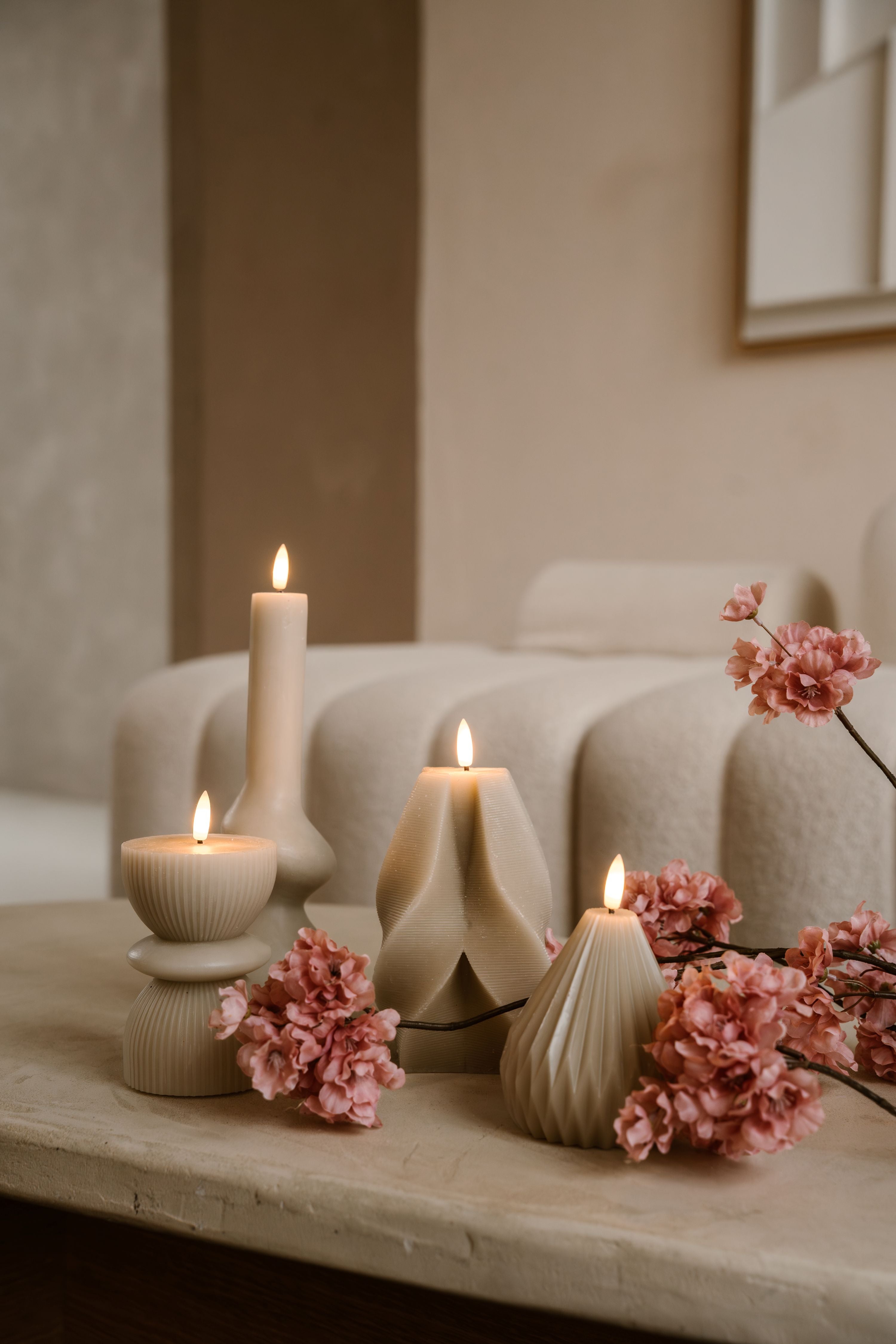 RONDE OVALE KAARS - BEIGE