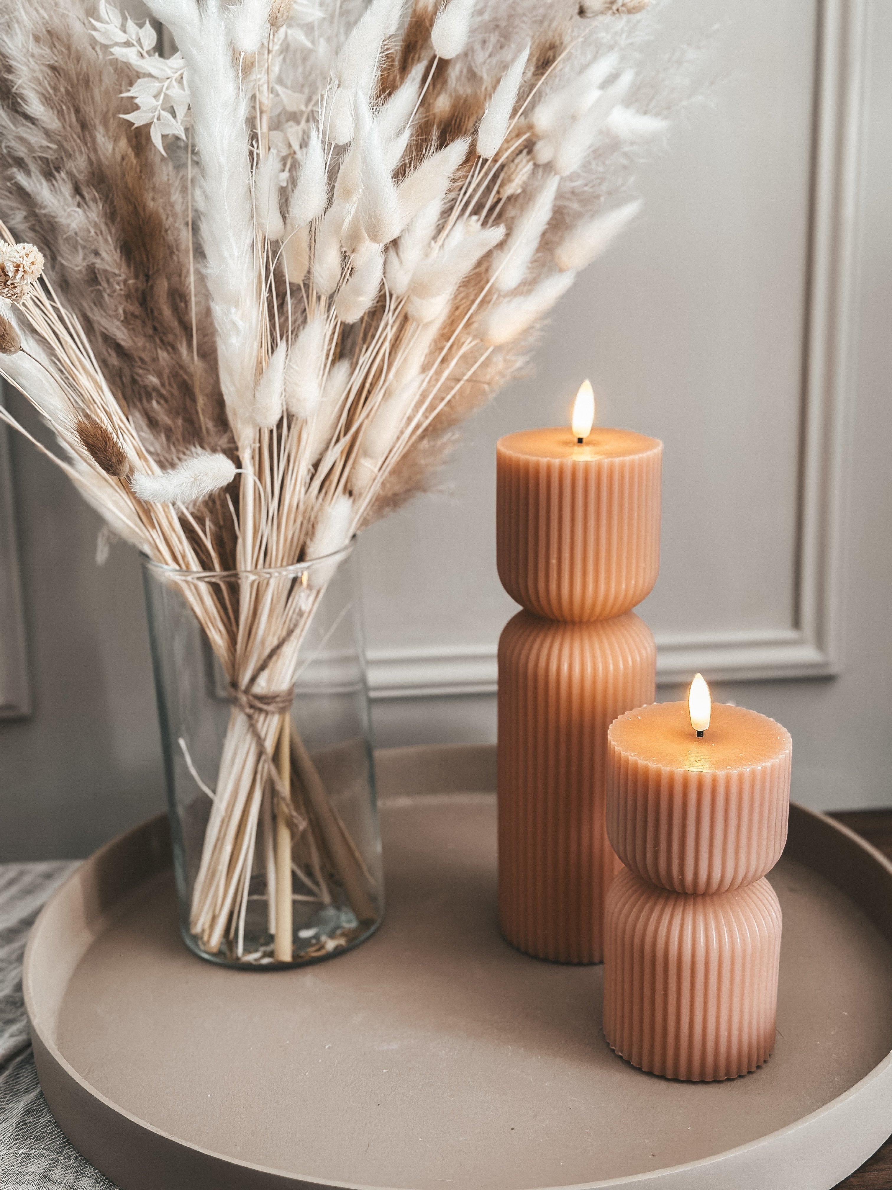 HOGE RIBBEL LED KAARS L ABRIKOOS- AB