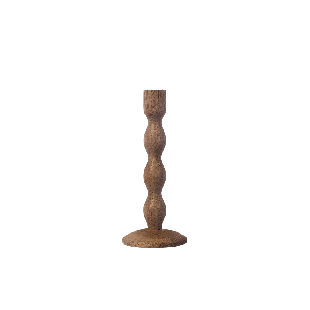 KANDELAAR HOUT NATUREL M