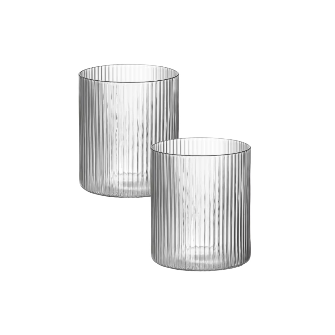 Ribbel Glas S - set van 2
