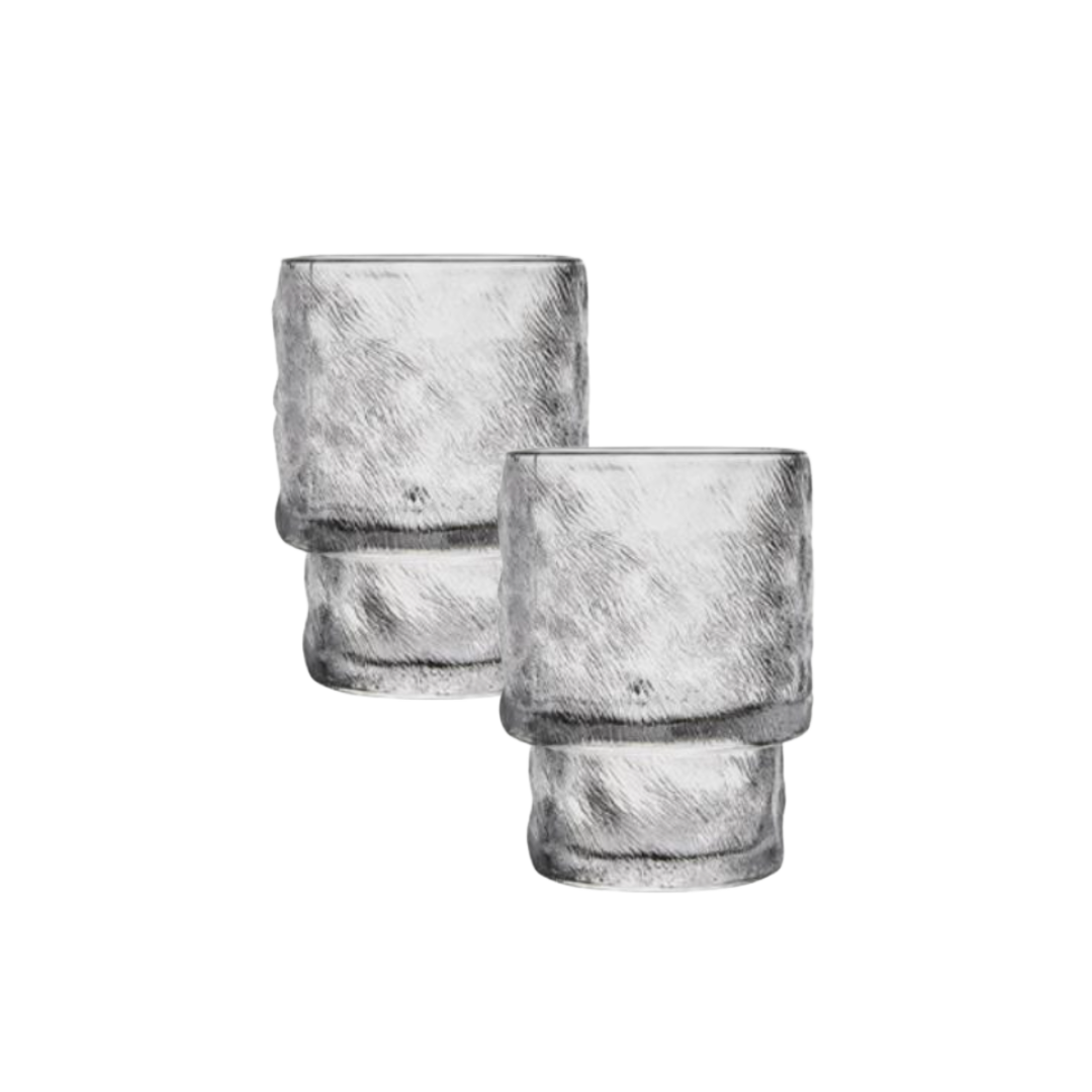 Mat glas S - set van 2