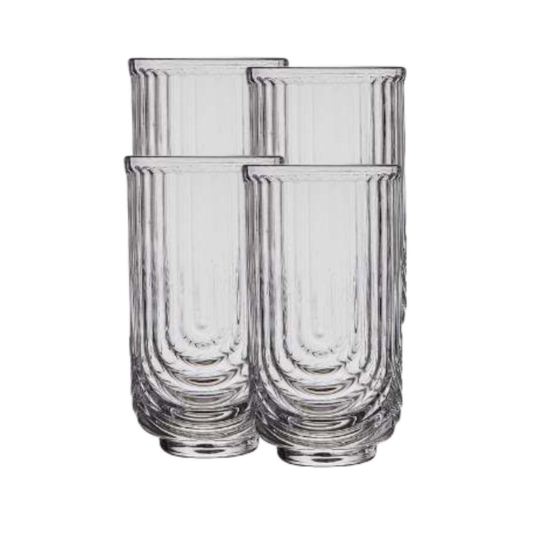 Regenboog Glas L - set van 4