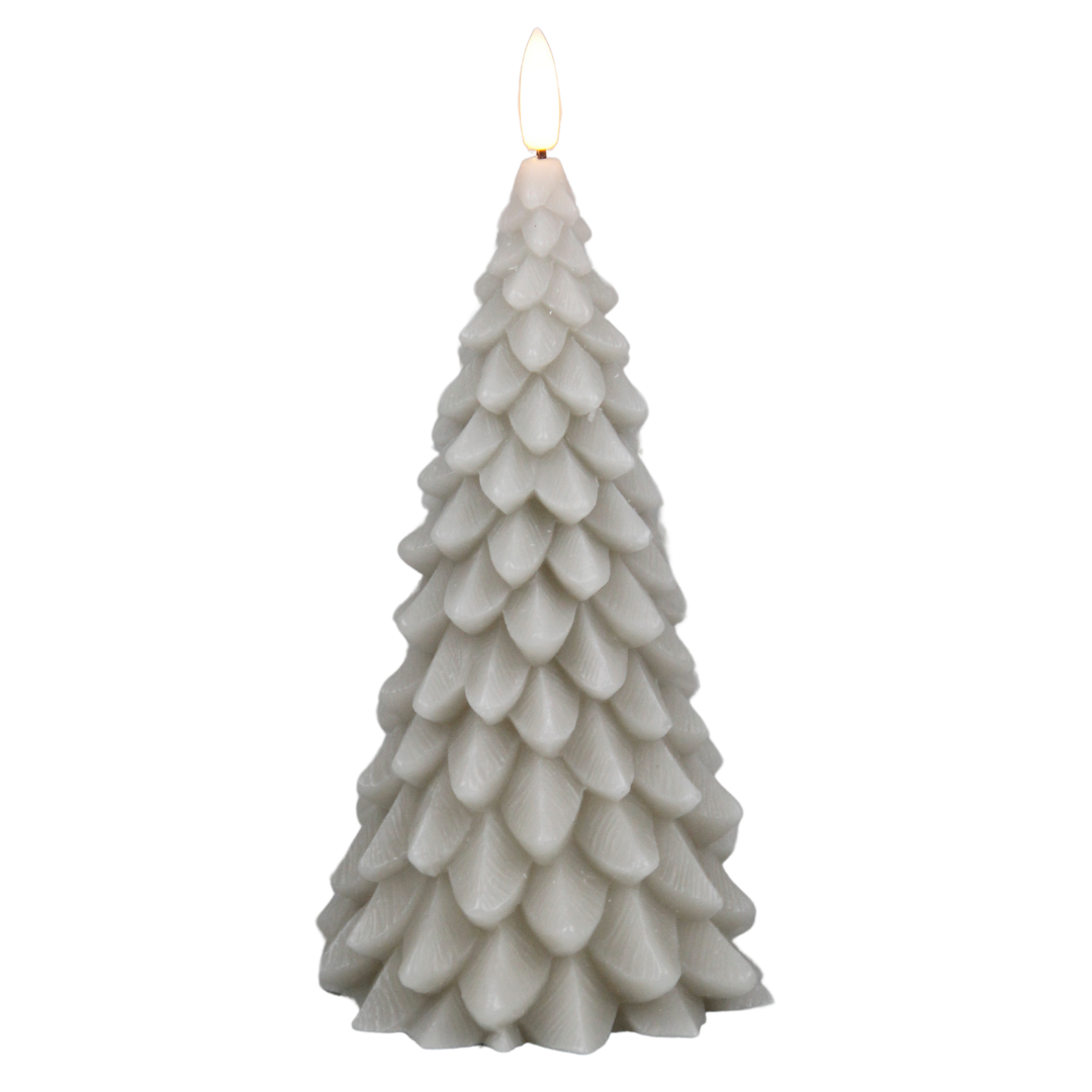 JUNOfires kerstboom ledkaars kerst kaars beige structuur kerst timer