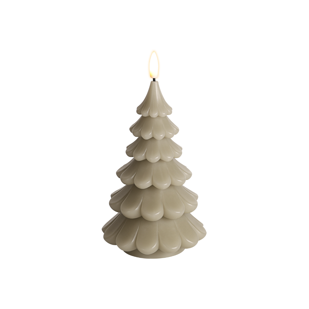 JUNOfires ledkaarsen led kerstboom lagen kerst beige l timer