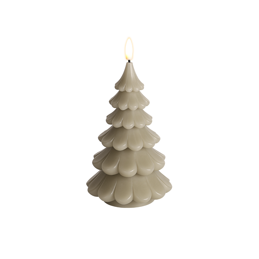 JUNOfires ledkaarsen led kerstboom lagen kerst beige m timer