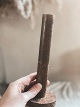 KANDELAAR HOUT DONKER set